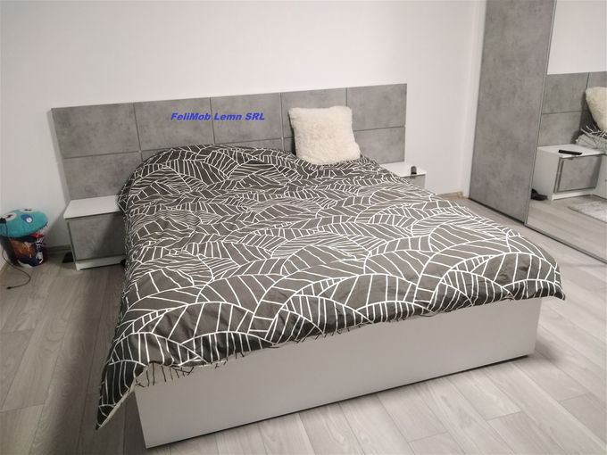 mobila valcea Dormitor din pal melaminat modern, model: D0015